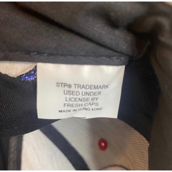 Vintage STP Patch Gas‎ Oil Trucker Mesh Cap Hat Snapback Black Red Blue NWT - Picture 8 of 10